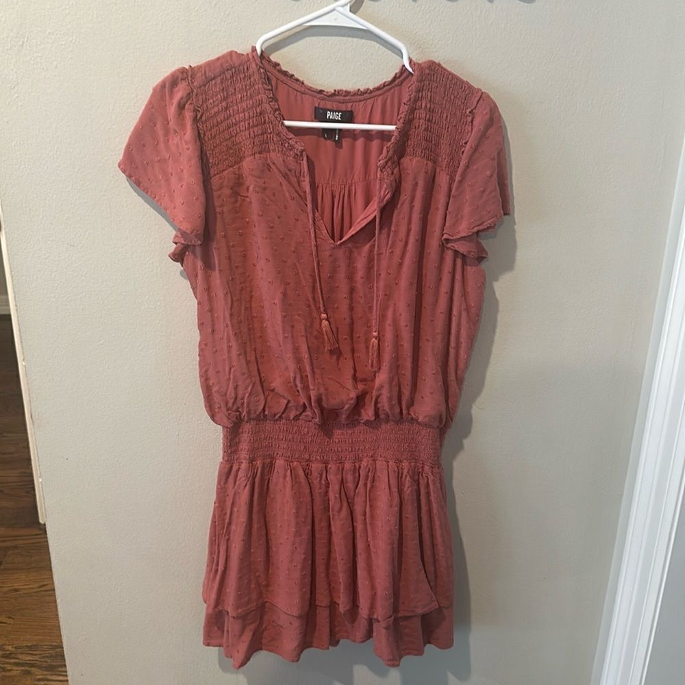 PAIGE Women's Cristina Dress Sz Large